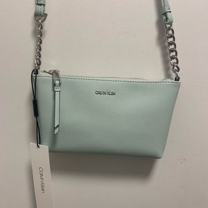 NWT Calvin Klein Crossbody Handbag Celery color